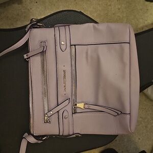 Dana Buchman Pink Leather Cross Body